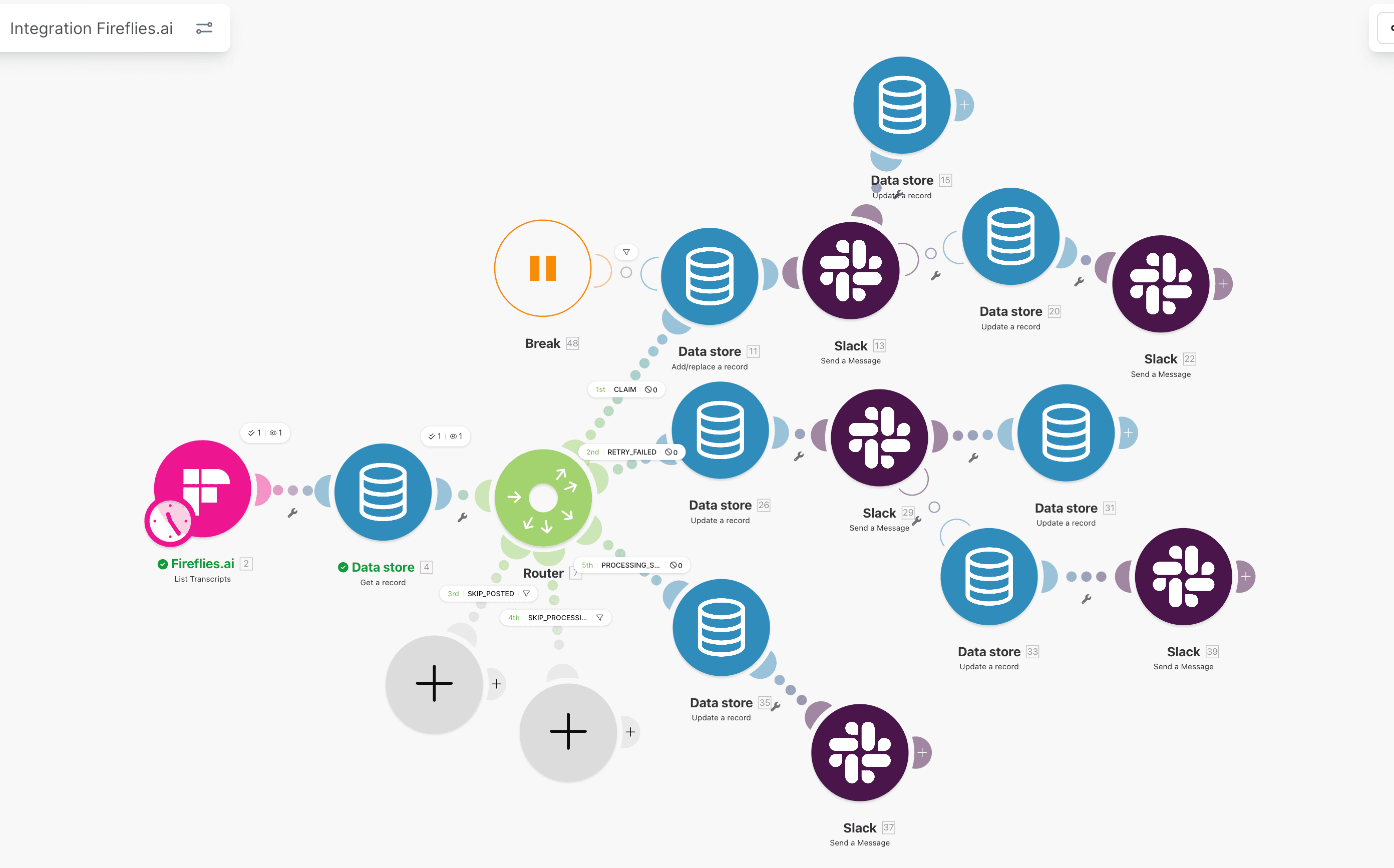 Field-level validation branch before HubSpot write modules