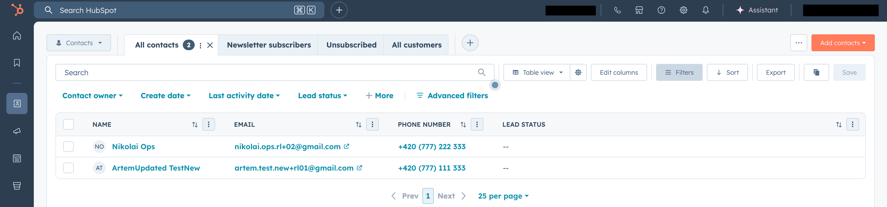 HubSpot lookup before create in Make.com router