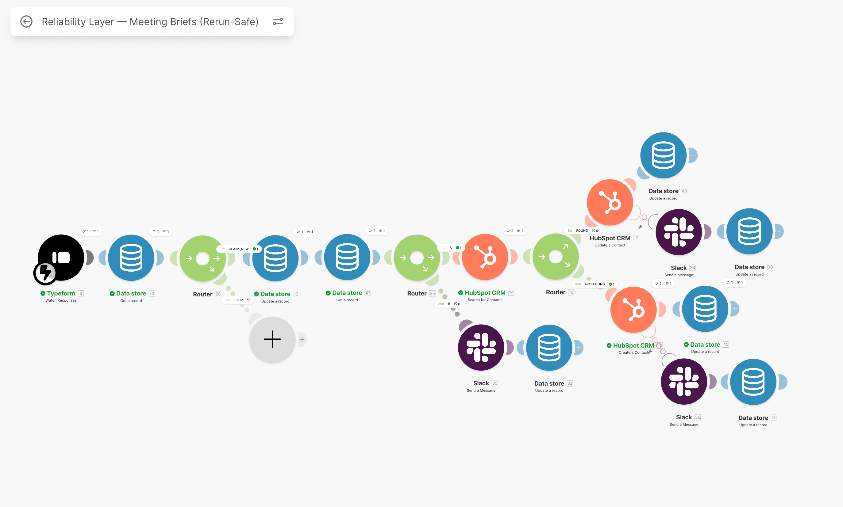Rerun-safe routing with explicit handling for already processing records